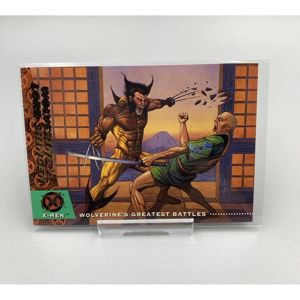 94 Fleer Ultra Marvel Wolverines‎ Greatest Battles Wolverine VS Shingen